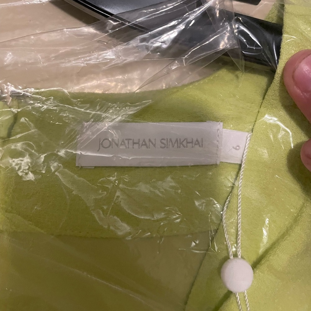 Jonathan Simkhai Kayleigh Ripple Crepe Mini Dress - Picture 7 of 10